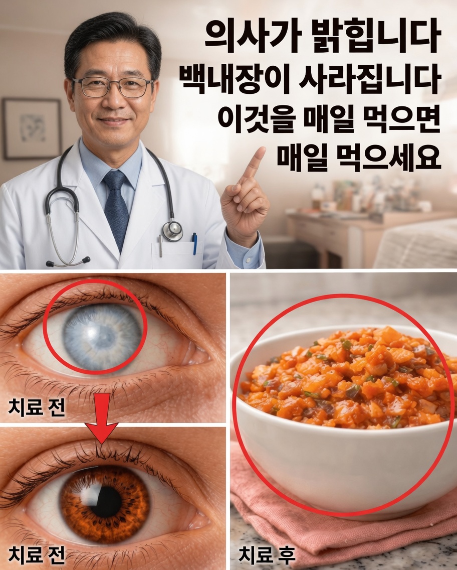 눈 건강을 지원하고 백내장을 자연스럽게 관리하며 시야 선명도를 개선하는 데 도움이 될 수 있는 일상 식품 5가지