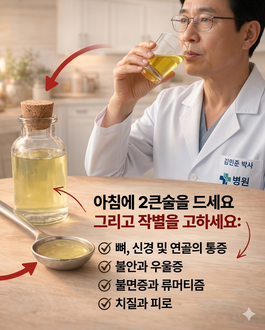 매일 아침 웰빙 습관으로 올리브오일 두 스푼을 먹으면 무슨 일이 일어날까