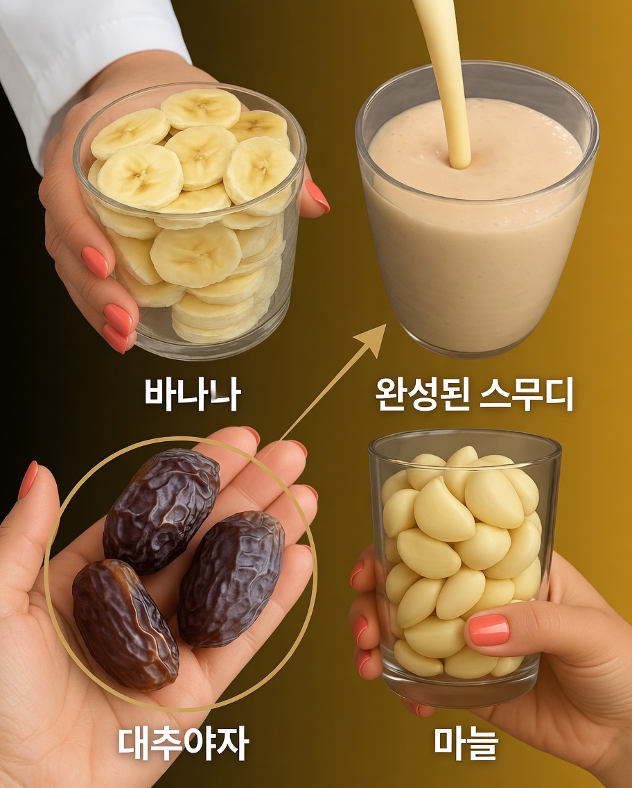 바나나, 마늘, 대추야자: 건강을 자연스럽게 강화하는 놀라운 조합