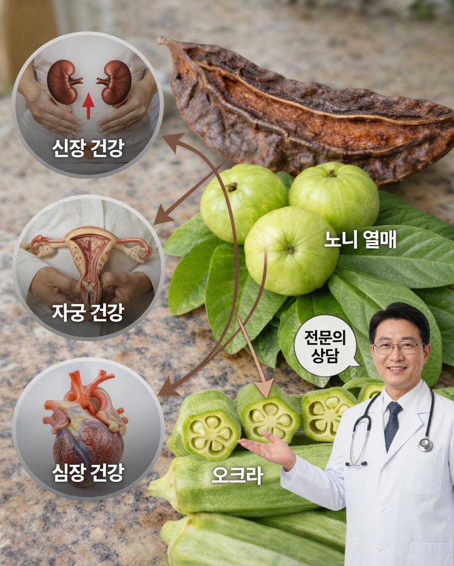 오크라 차와 구아바 잎: 요로 건강과 신체 균형을 돕는 전통 혼합물