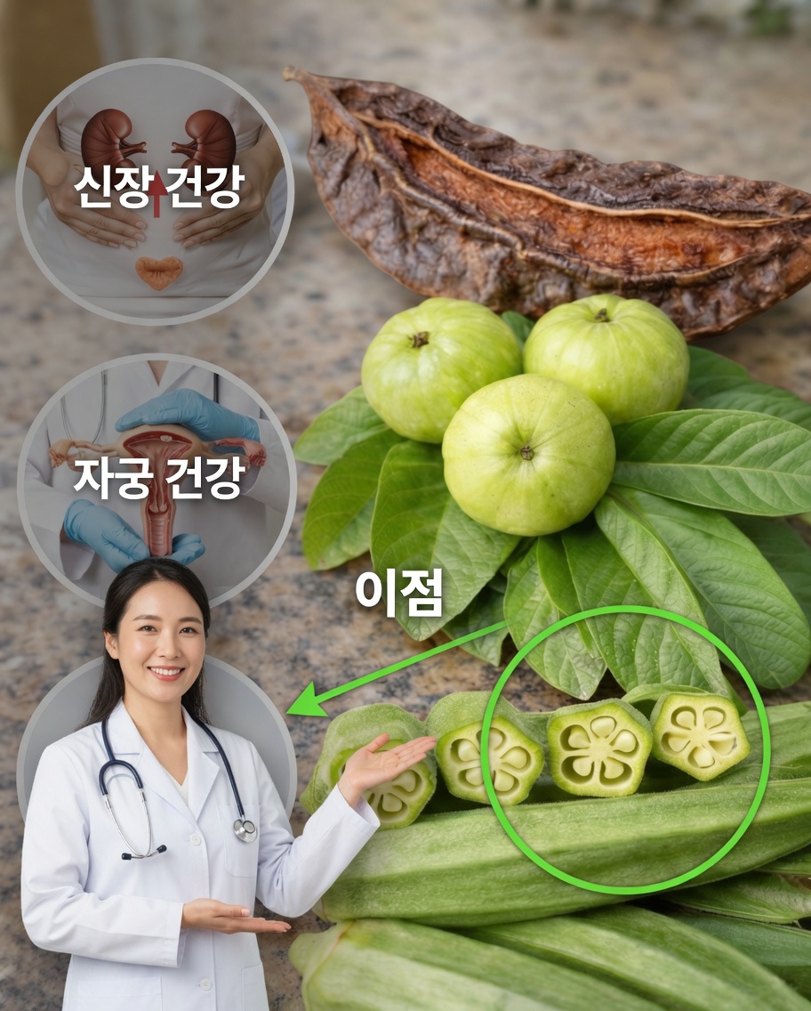 Quiabo 차와 구아바 잎: 요로 건강과 몸의 균형을 돕는 전통적인 조합