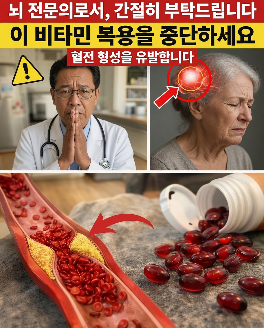 신경과 전문의로서 충격을 받았습니다: 이 비타민은 하룻밤 사이에 뇌졸중 위험을 높일 수 있습니다