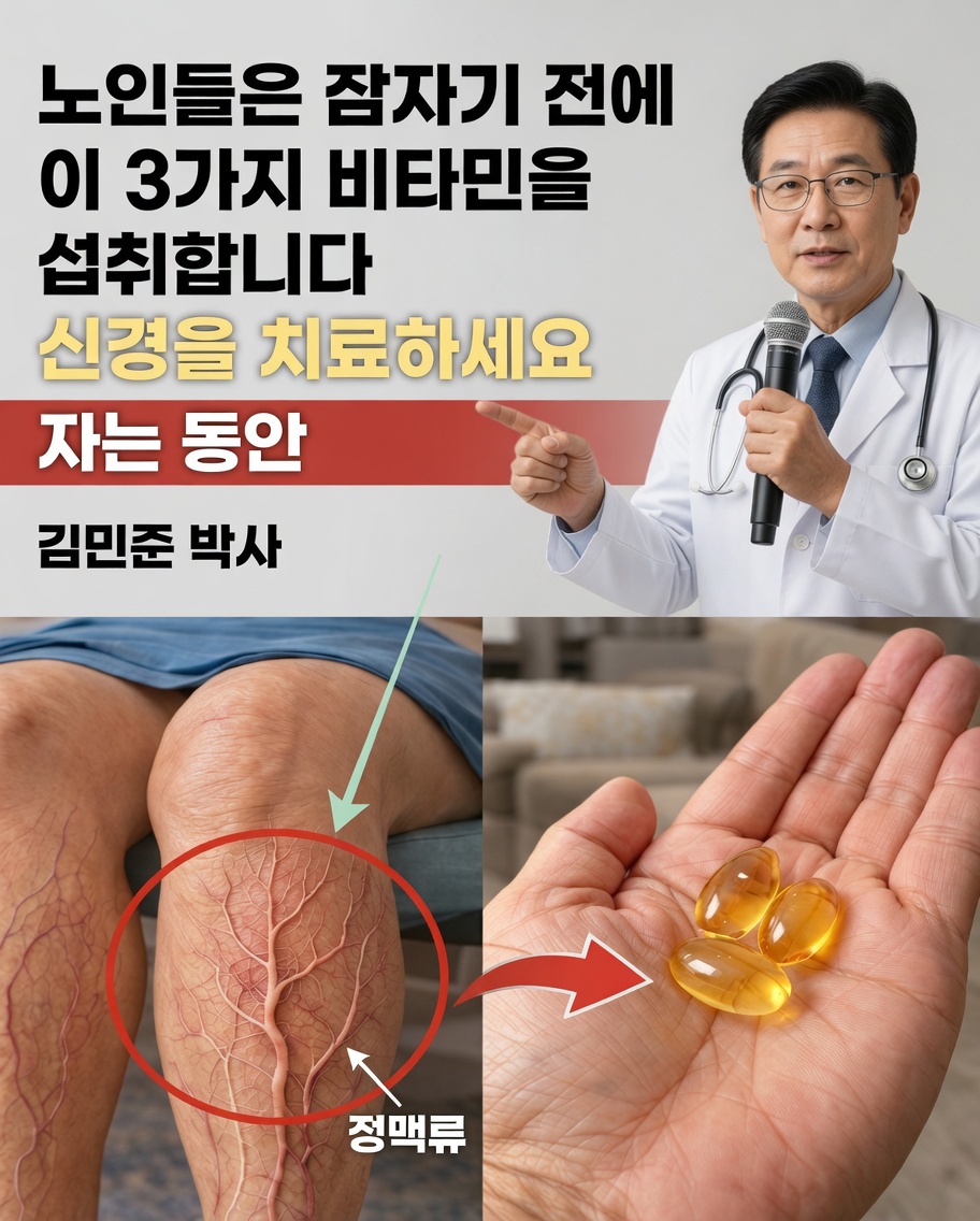 60세 이후 다리의 편안함과 신경 건강을 지원할 수 있는 3가지 야간 영양소