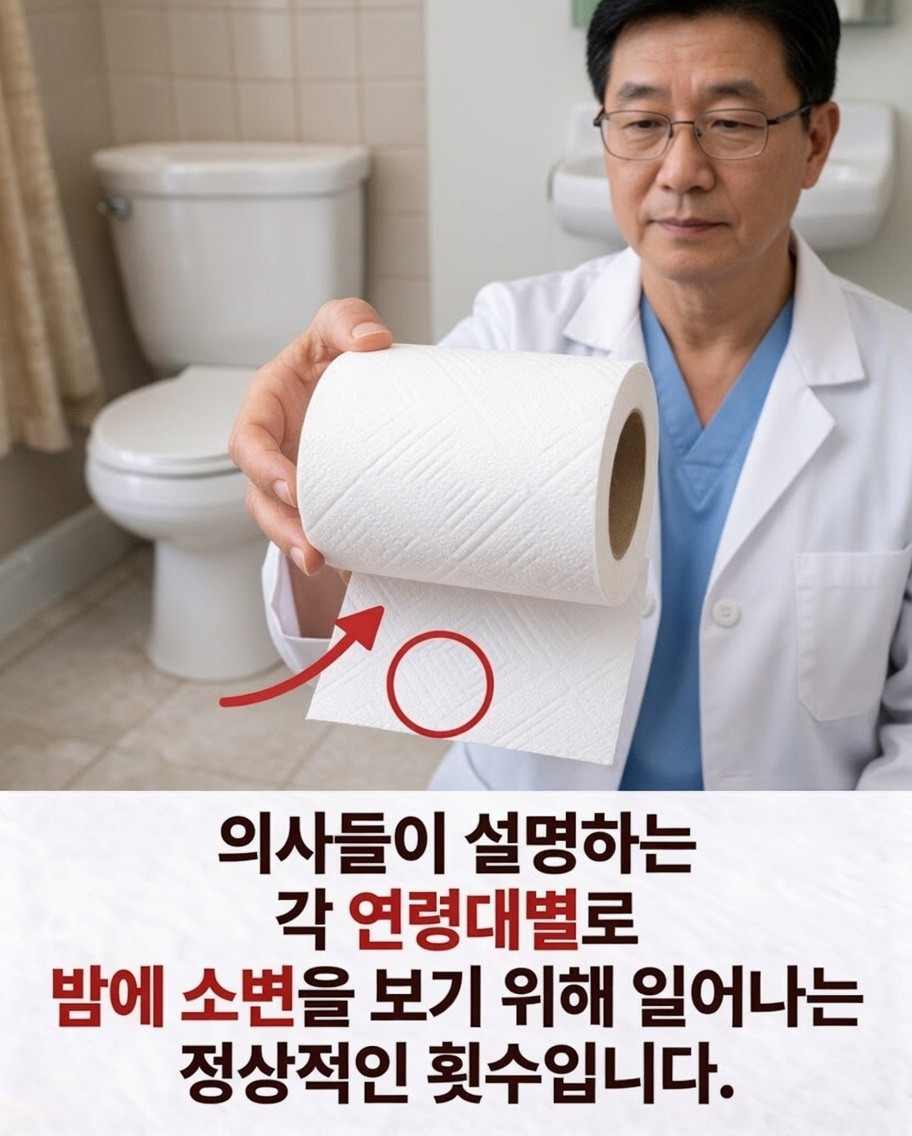 밤에 소변을 보기 위해 몇 번이나 깨는 것이 정상일까? 연령대별 가이드