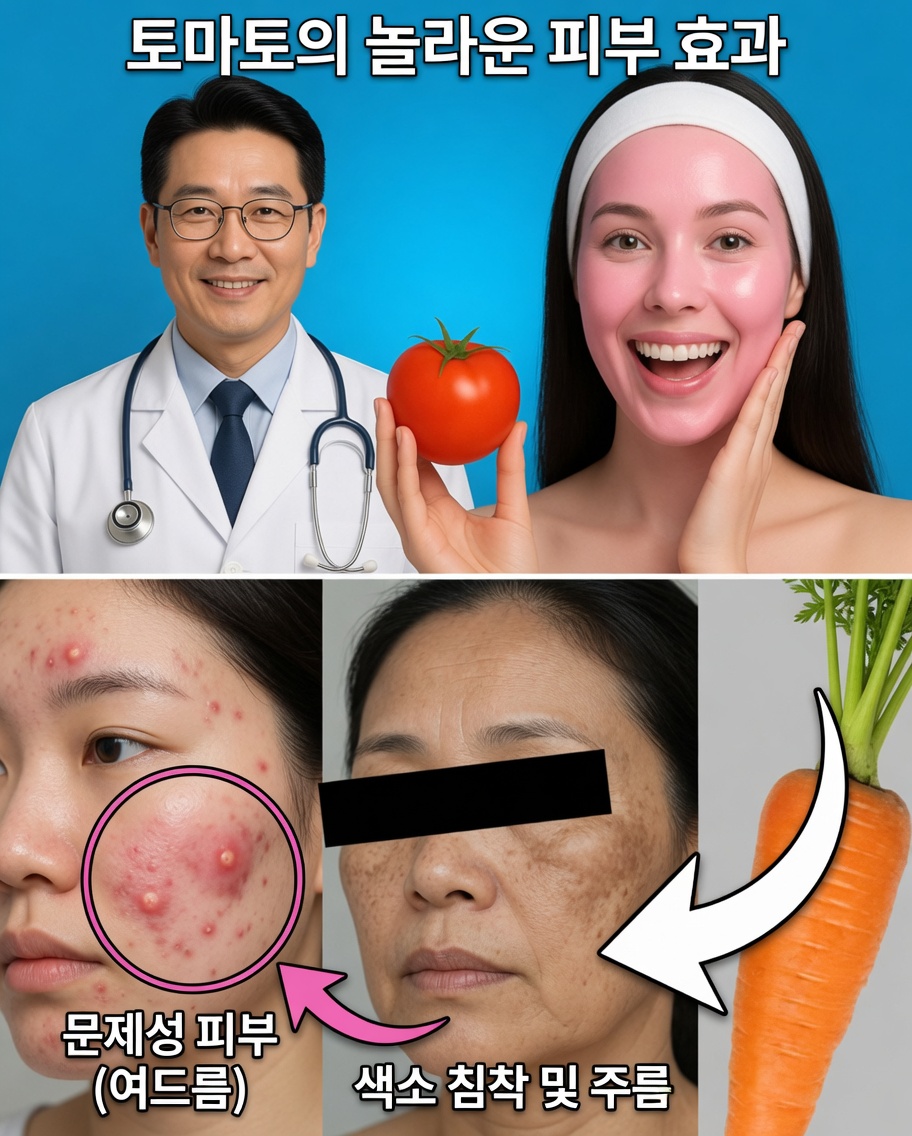 당근과 토마토: 70대 이후 10년 더 젊어 보이게 하는 간단한 자연의 비결