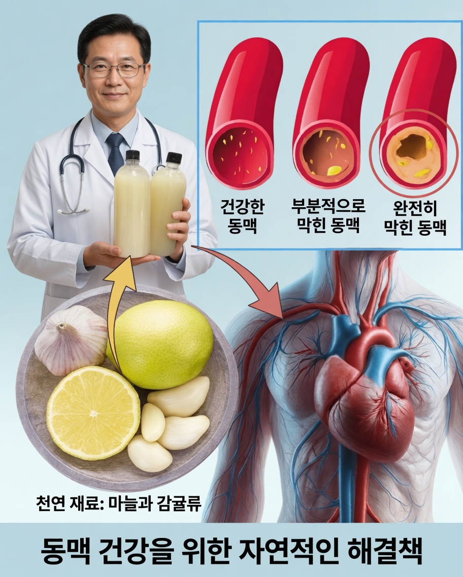 동맥의 플라크를 줄이고 혈액순환을 개선하는 데 도움이 될 수 있는 천연 주스
