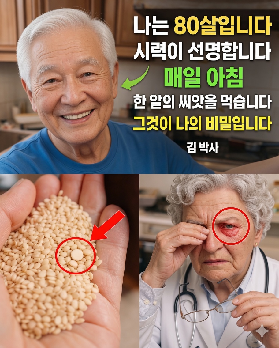 90세가 넘었더라도? 눈과 뇌를 강화하려면 매일 아침 이 3가지 씨앗을 드세요 (진짜 과학 + 간단한 일일 습관)