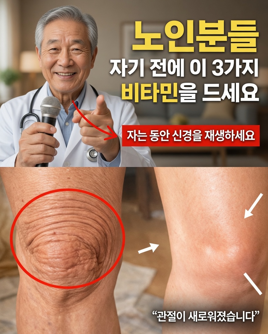 60세 이후 다리 근력을 바꿔줄 수 있는 야간 비타민: 이동성을 유지하는 잊혀진 비밀