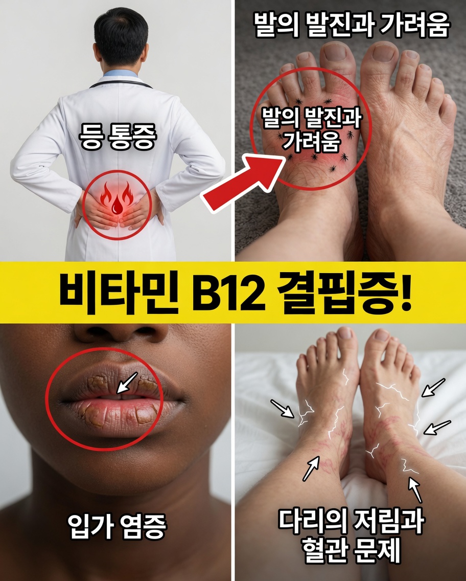 몸이 비타민 B12를 더 원한다고 간절히 호소하는 이상한 징후 8가지 – 이 경고를 무시하지 마세요