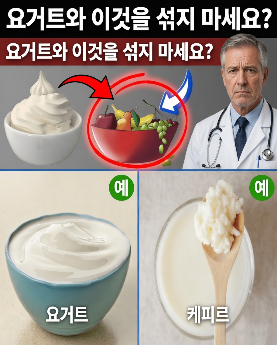 요거트 경고: 장 건강에 해로울 수 있는 음식 조합 4가지