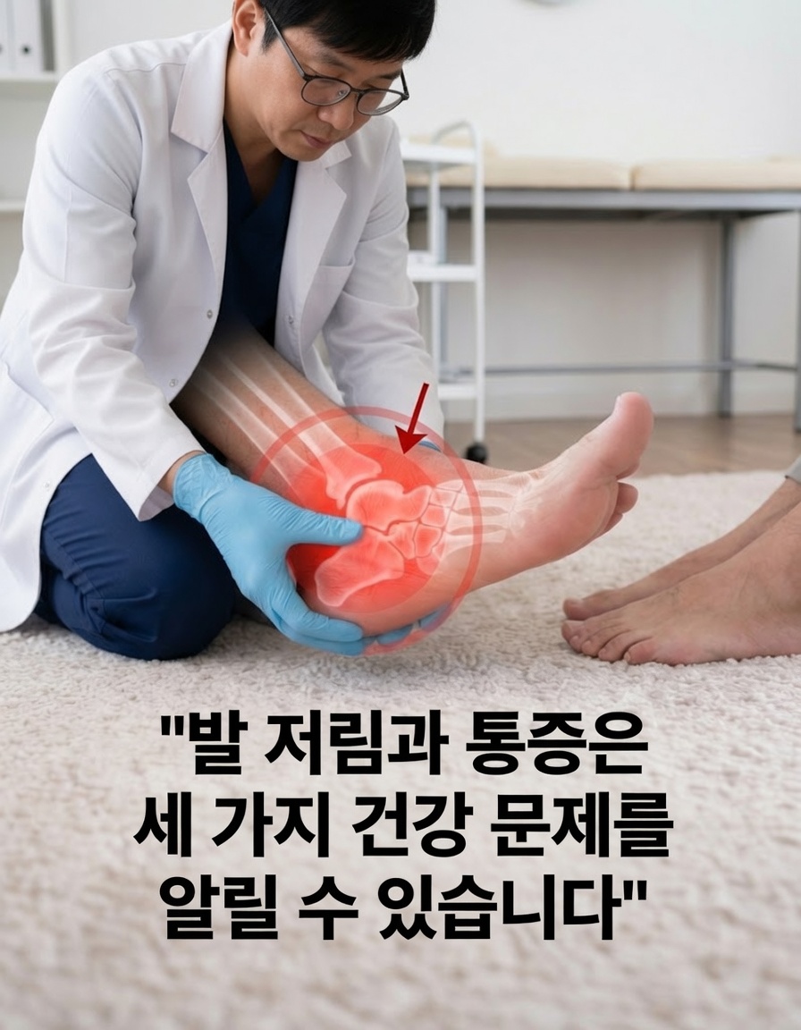 발의 저림과 통증: 절대 무시해서는 안 되는 3가지 건강 문제