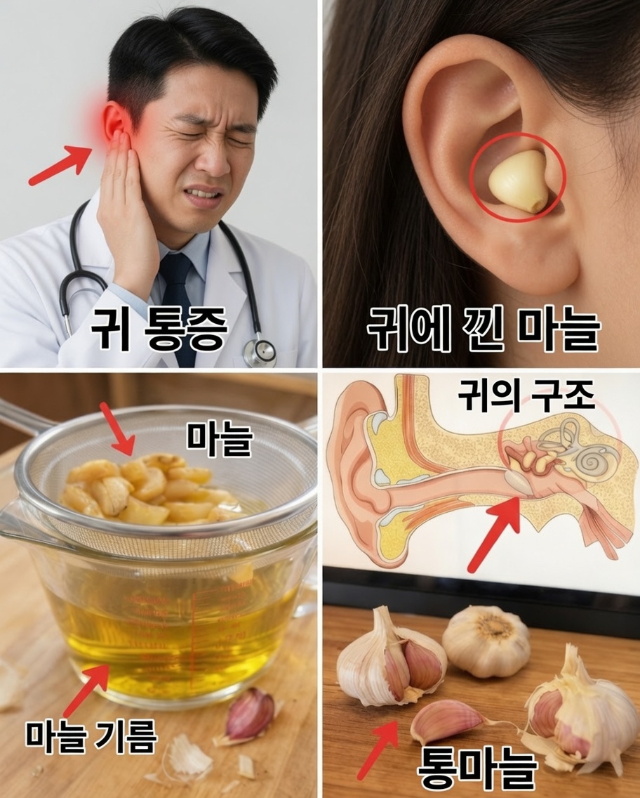 귀 건강을 위한 마늘: 자연스러운 완화와 보호