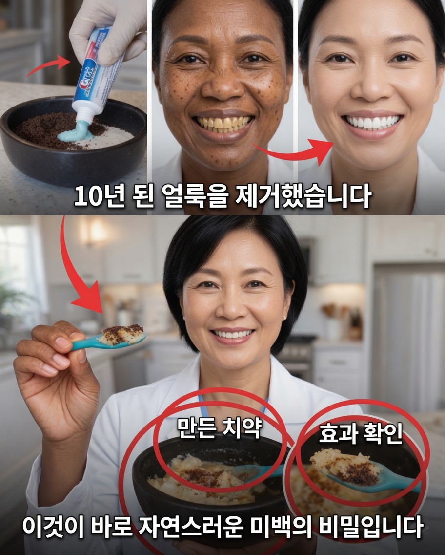 단 2분 만에 치아 얼룩 최대 10년 치 제거 – 주목받는 천연 미백제