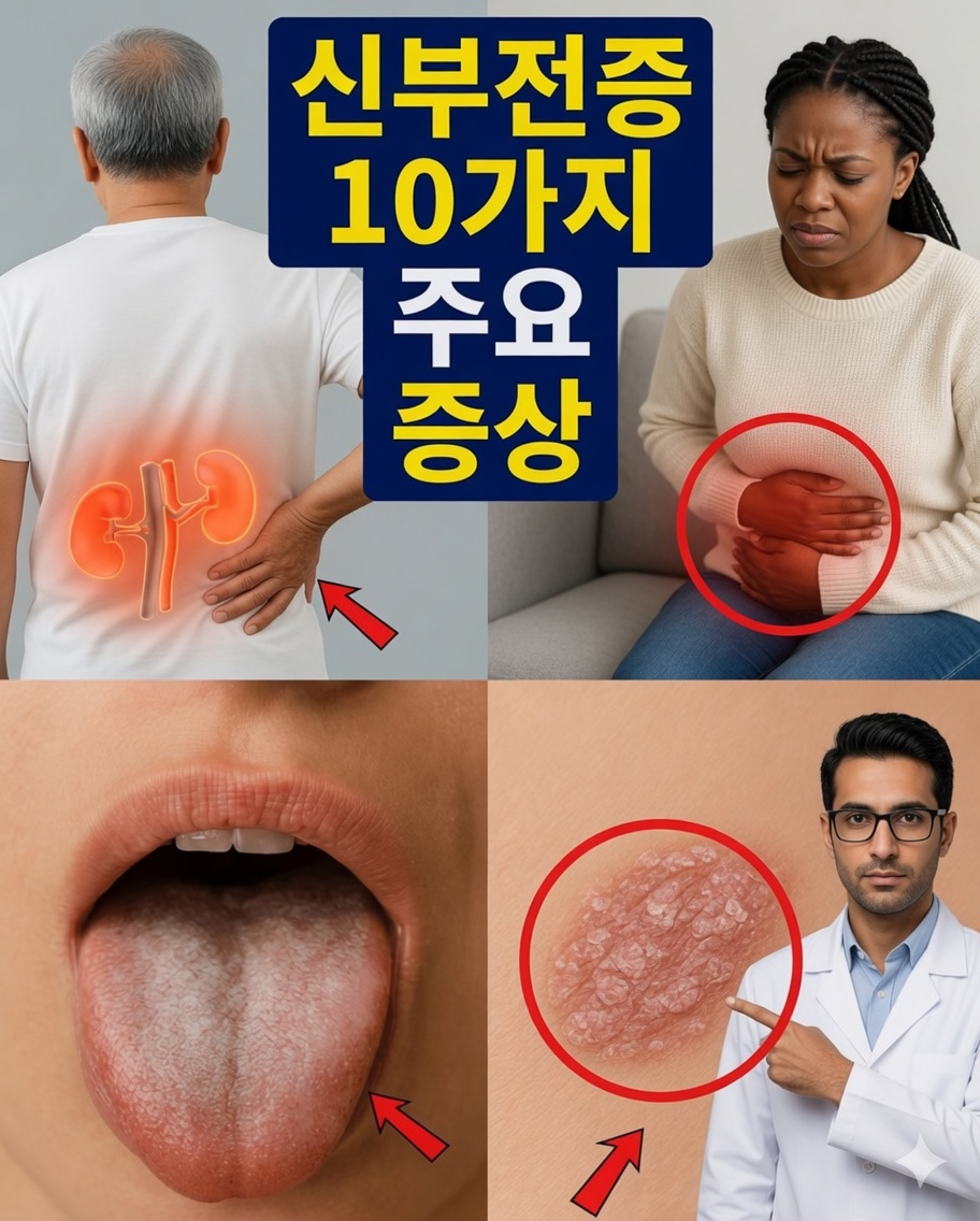 매일 무심코 지나치고 있을지도 모르는 신부전의 초기 징후 13가지