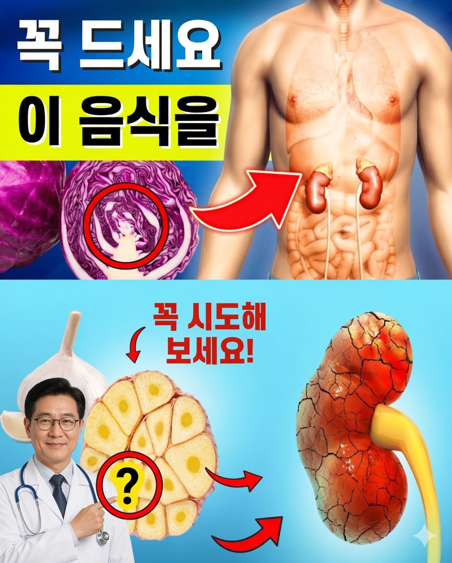 40세 이후 신장을 사랑하는 강력한 음식 12가지 – 신장을 자연스럽게 보호하고 에너지를 높이는 방법