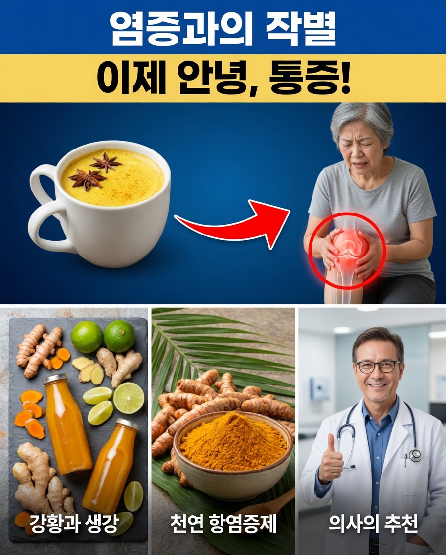 몸을 자연스럽게 진정시키는 강력한 항염 음료 7가지