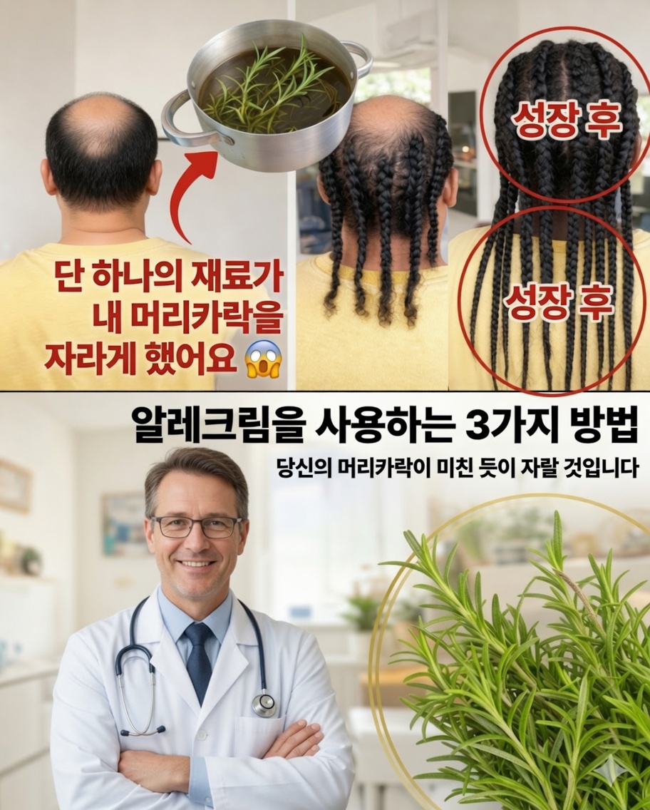 더 굵고 더 빠르게 자라는 모발을 위해 로즈마리를 활용하는 강력한 3가지 방법